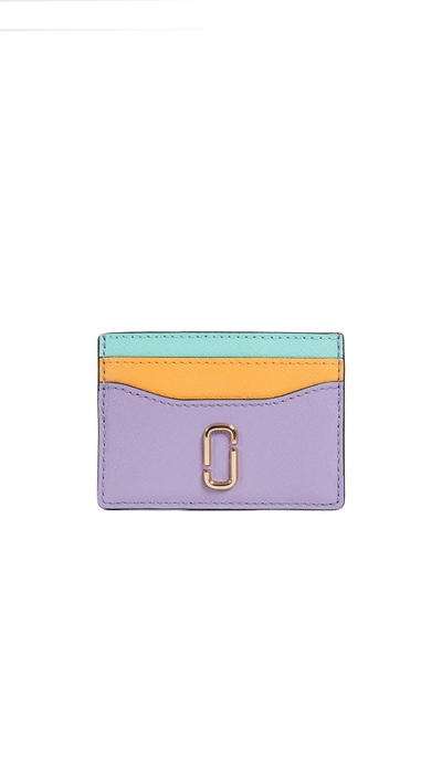 Shop Marc Jacobs Snapshot Card Case In Hyacinth Multi
