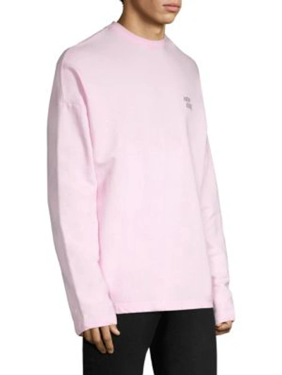 Shop Tee Library Graphic Cotton Sweatshirt In Pink