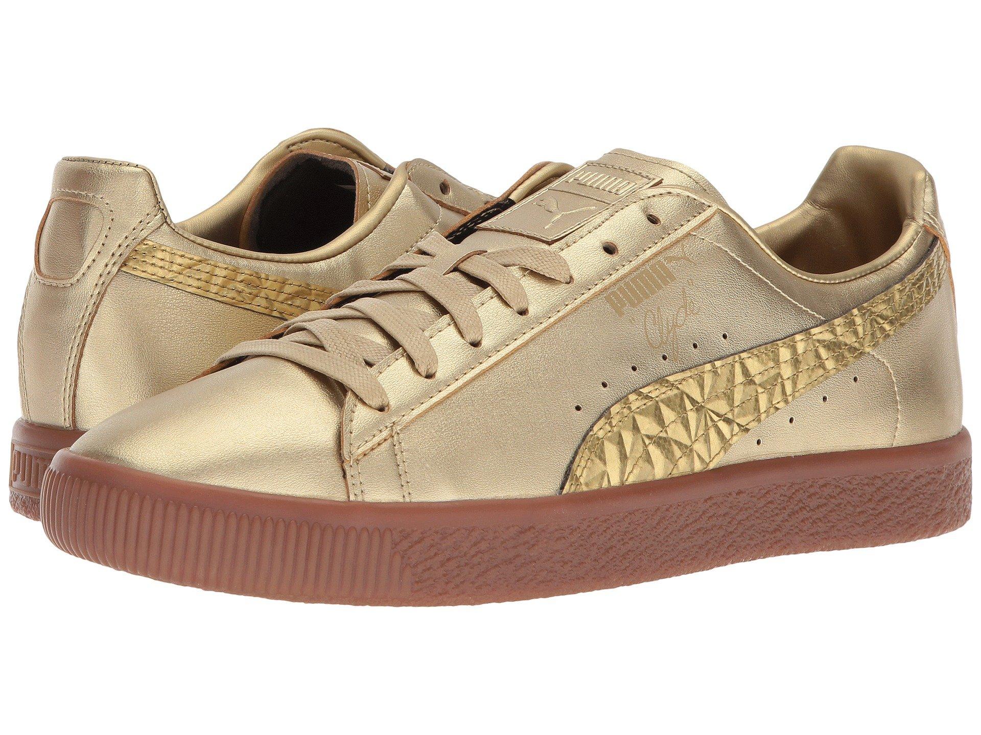 puma clyde gold