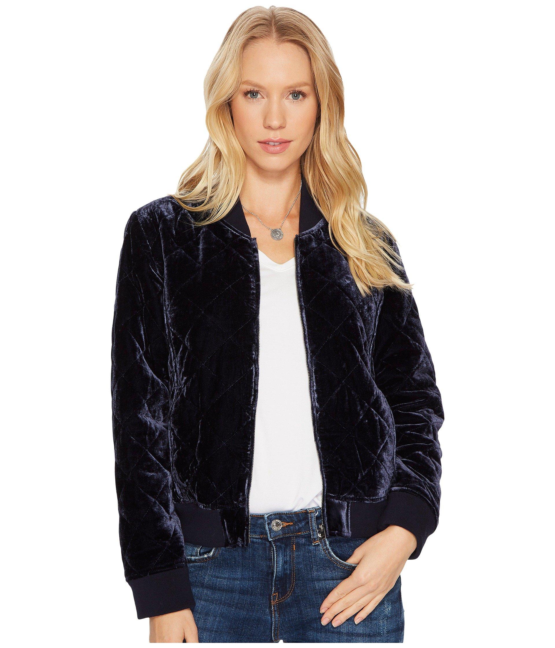 lucky brand quilted bomber jacket