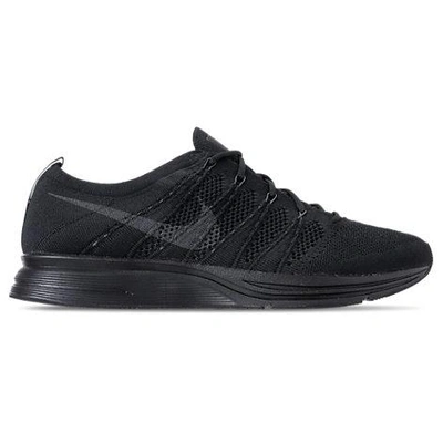 Shop Nike Men's Flyknit Trainer Running Shoes, Black