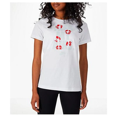 Nike Women's Sportswear Kiss My Airs T-shirt, White | ModeSens