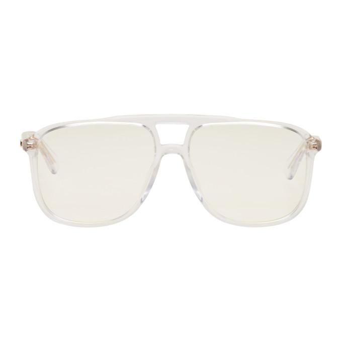 gucci transparent sunglasses