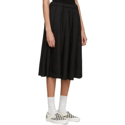 Shop Comme Des Garcons Girl Black Crinkle Skirt In 1 Black