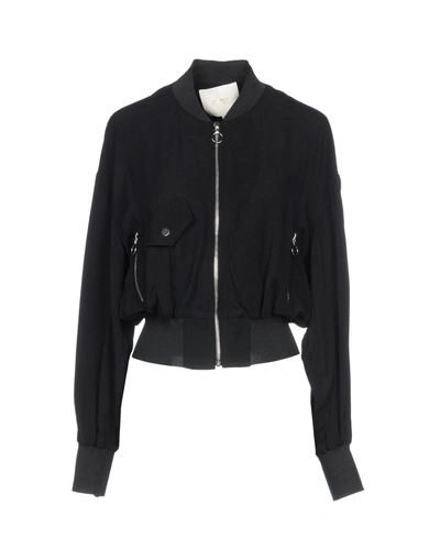 Shop Maje Bomber In Black