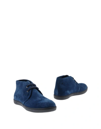Shop Sergio Rossi Ankle Boots In Blue