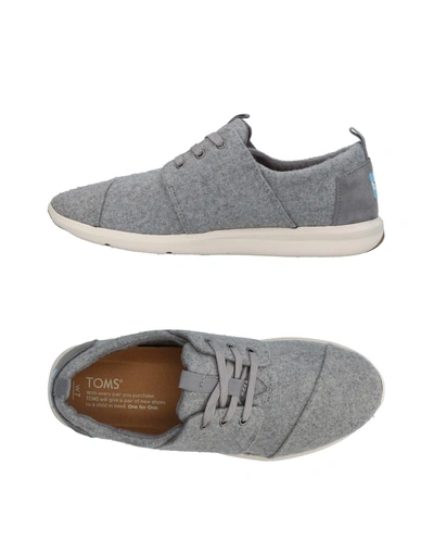 Shop Toms Sneakers In Grey