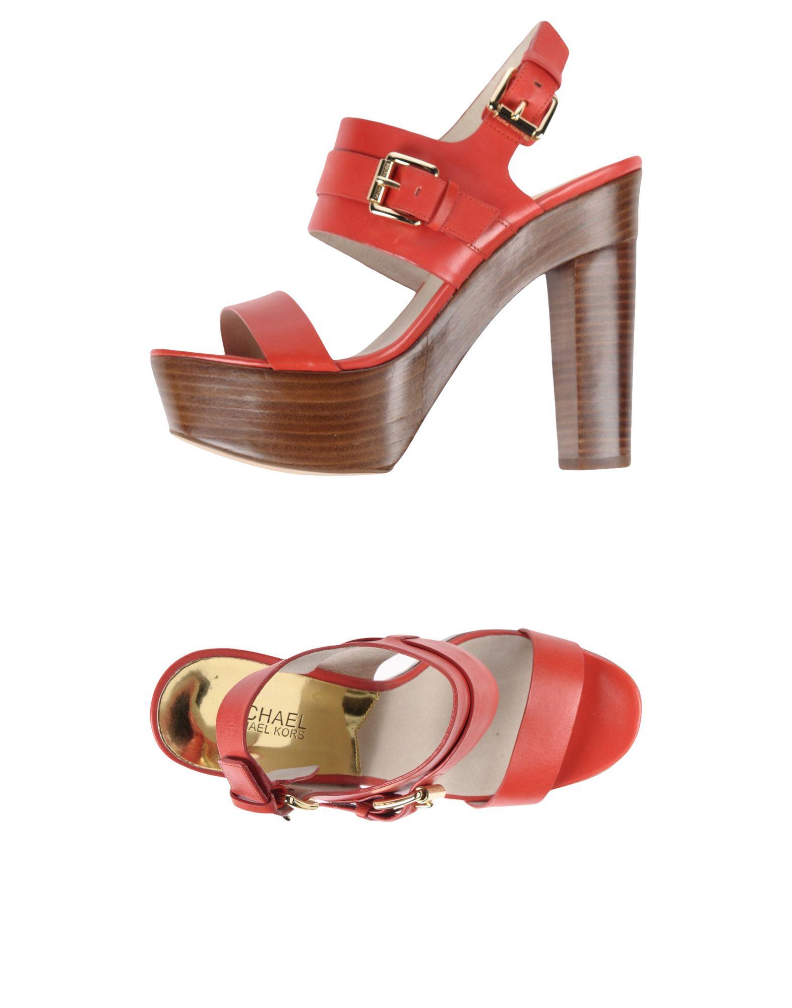 michael kors coral sandals