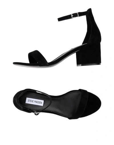 Shop Steve Madden Irenee Woman Sandals Black Size 8 Soft Leather