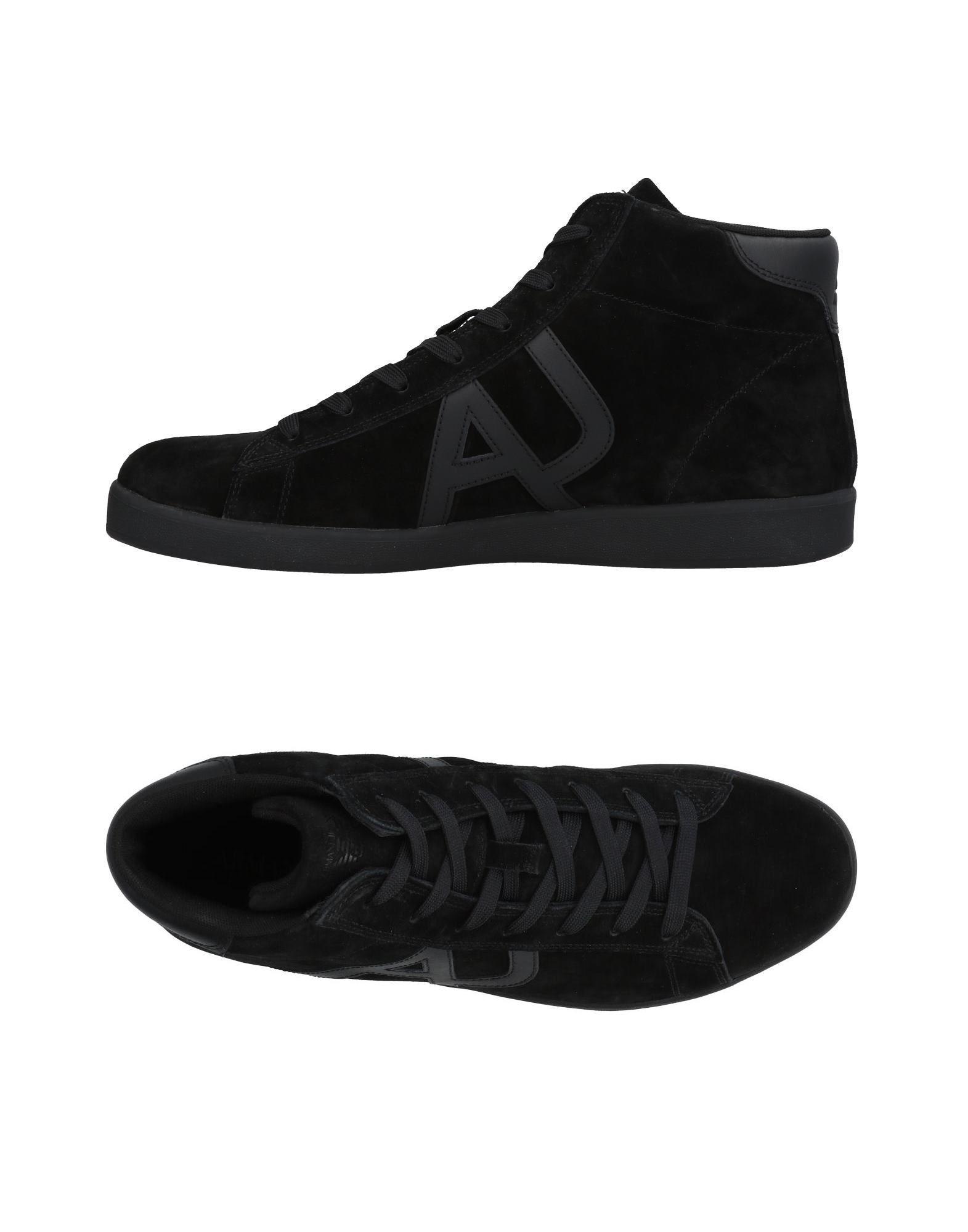 Armani Jeans Sneakers In Black | ModeSens