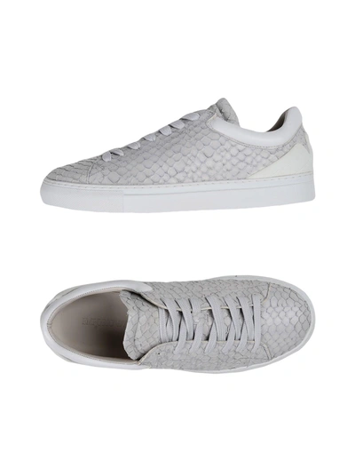 Shop Emporio Armani Sneakers In Light Grey