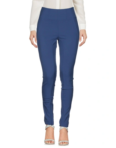 Shop By Malene Birger Casual Pants In Slate Blue