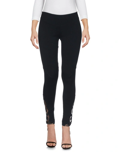 Shop Sàpopa Woman Leggings Black Size Xs Nylon, Elastane, Polyester