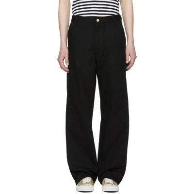 Shop Junya Watanabe Black Carhartt Edition Canvas Trousers In 1 Black