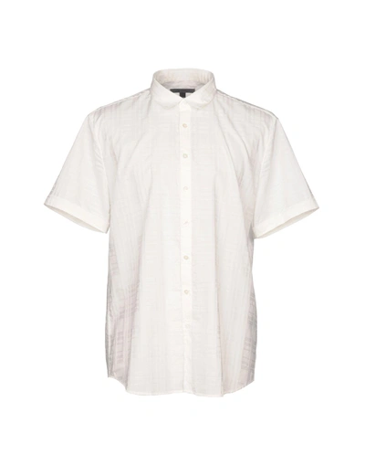 Shop John Varvatos Shirts In White
