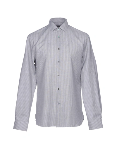 Shop John Varvatos Shirts In Grey