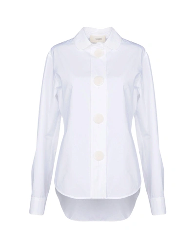 Shop Ports 1961 Solid Color Shirts & Blouses In White