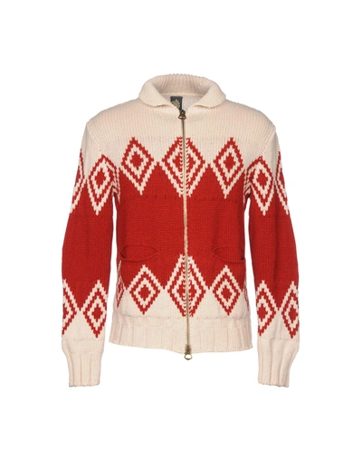 Shop Dondup Cardigan In Red