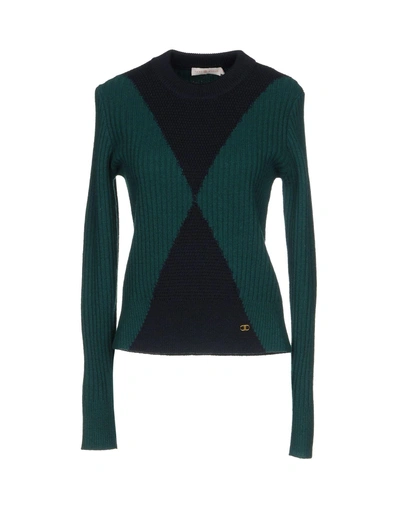 Shop Tory Burch Sweater In Green