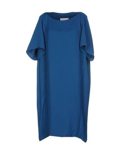 Shop Maison Margiela Short Dress In Pastel Blue