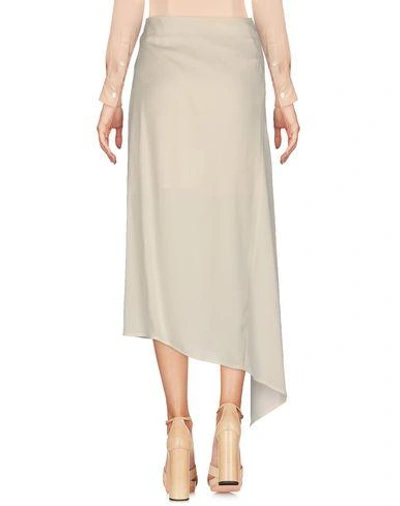Shop Intropia 3/4 Length Skirt In White