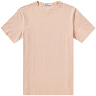 Shop Acne Studios Edvin Cotton Base Tee In Neutrals