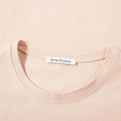 Shop Acne Studios Edvin Cotton Base Tee In Neutrals