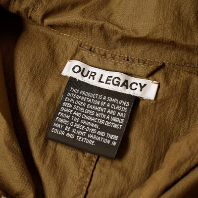 Shop Our Legacy Festival Parka In Green