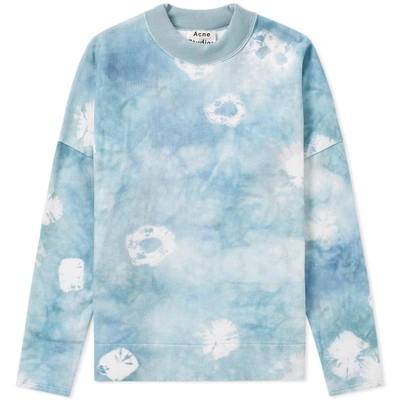 Shop Acne Studios Fellke Beach Crew Sweat In Blue