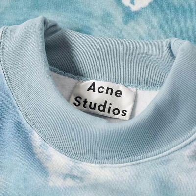 Shop Acne Studios Fellke Beach Crew Sweat In Blue