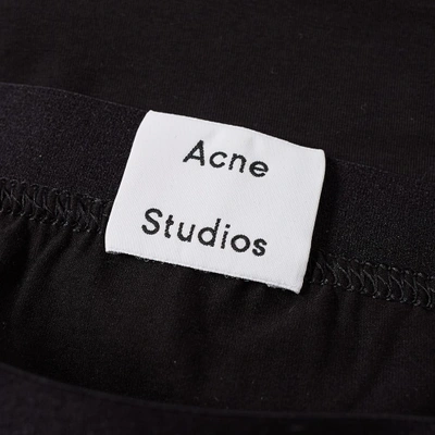 Shop Acne Studios Konrad Cotton Trunk In Black