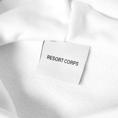 Shop Resort Corps Script Popover Hoody In White