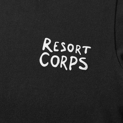 Shop Resort Corps Script Tee In Black