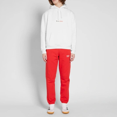 Shop Resort Corps Script Popover Hoody In White