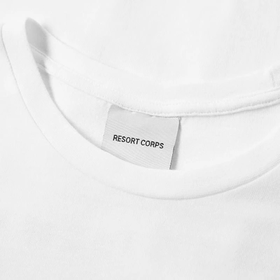 Shop Resort Corps Script Tee In White