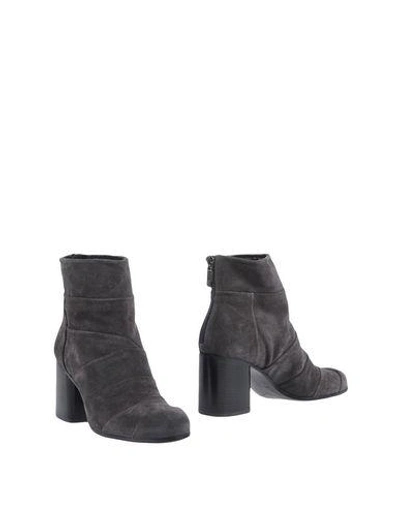 Shop Alberto Fermani Ankle Boot In Steel Grey