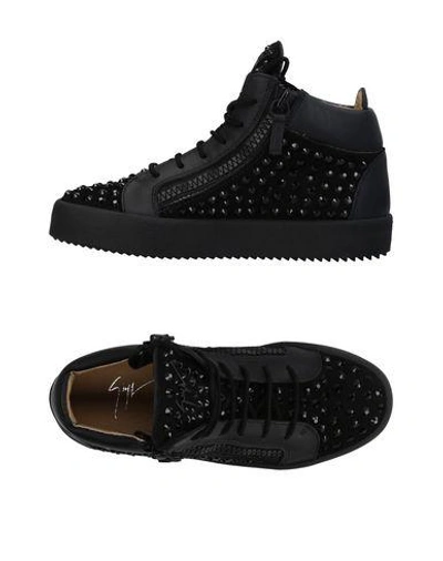 Shop Giuseppe Zanotti Sneakers In Black