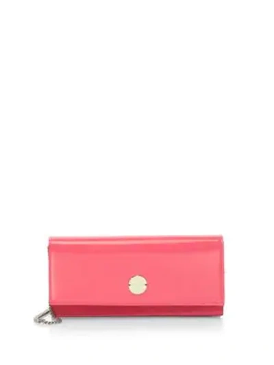 Shop Jimmy Choo Fie Patent Leather Bag In Flamingo