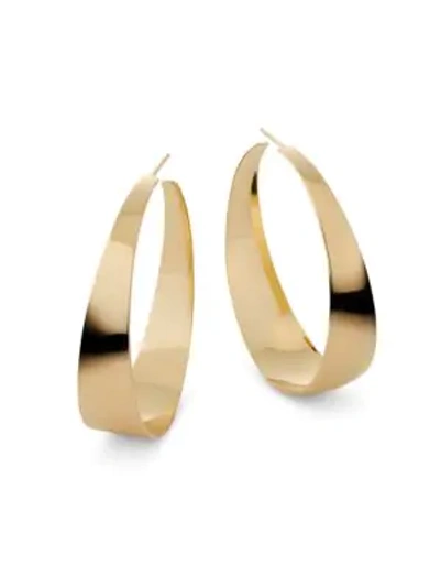 Shop Lana Jewelry Gradual Hoop Earrings In Yellow Gold