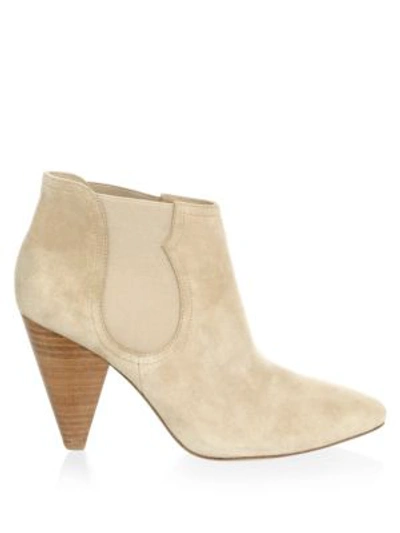 Shop Joie Gabija Suede Booties In Sand