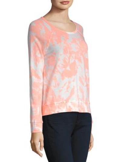 Shop Sundry Tie Dye Pullover In Neon Heat