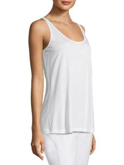 Shop Lafayette 148 Ivy Tank In White