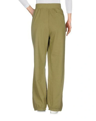 Shop Fenty X Puma Casual Pants In Military Green