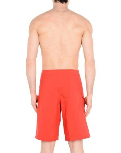 Shop Oakley Swim Shorts In Red
