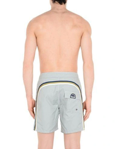 Shop Sundek Swim Shorts In Light Grey