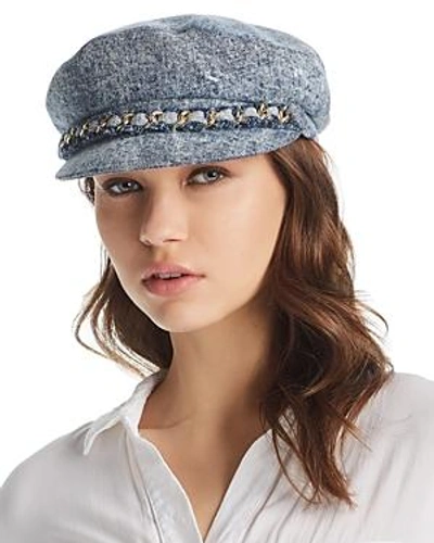 Shop Eugenia Kim Marina Denim Newsboy Cap