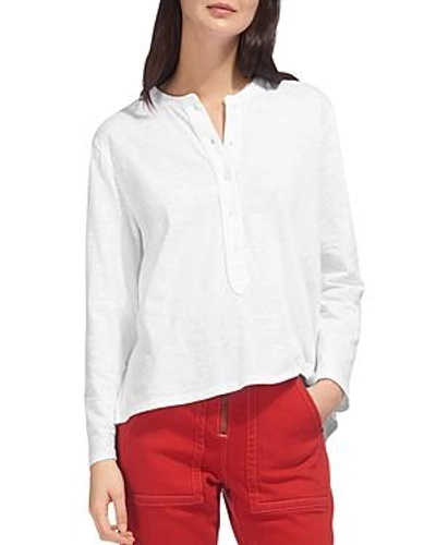 Shop Whistles Jersey Shirt In White