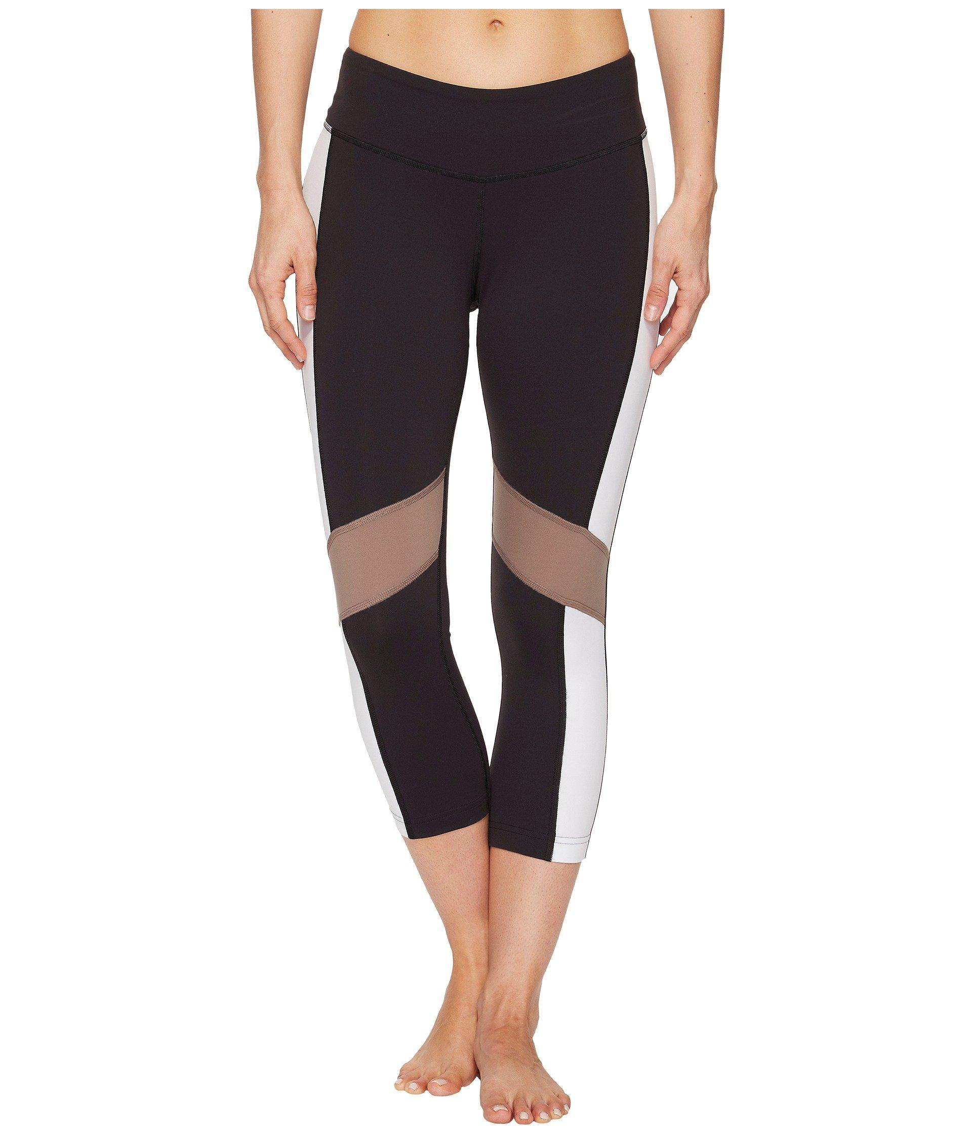 reebok lux tights color block