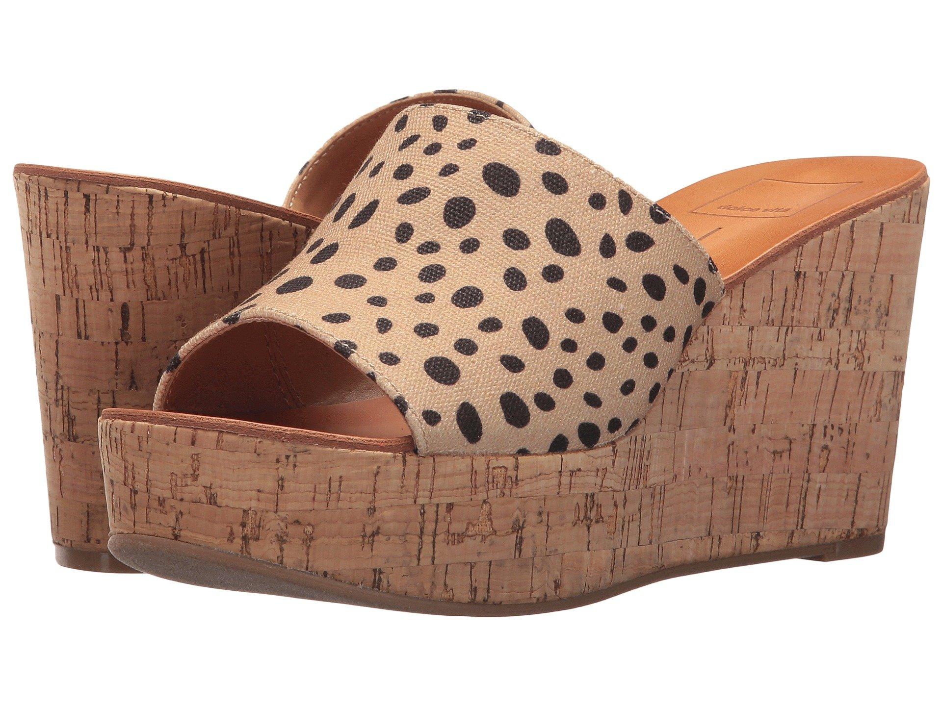 dolce vita leopard wedges