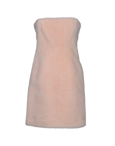 Shop Fendi Short Dress In Light Pink